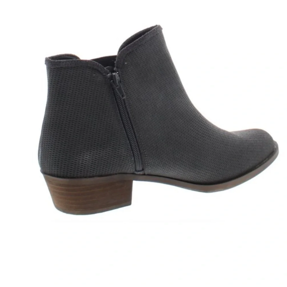 Kenzie Womens Gerona Canvas Fashion Chelsea Boots Gray 8 Medium NEW